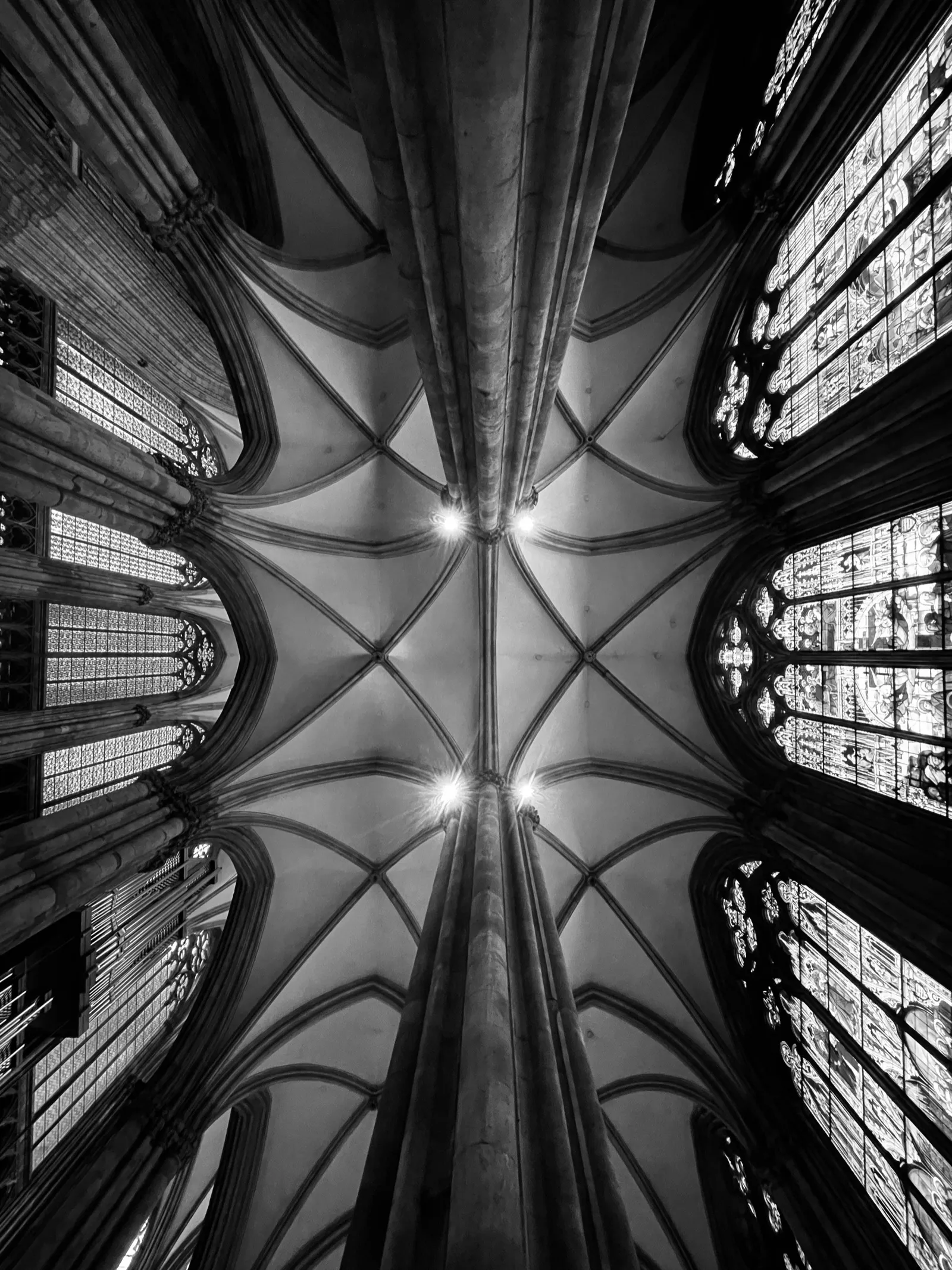 Gothic cathedral ceiling